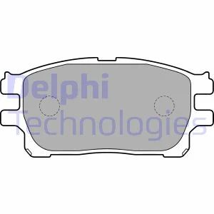 Комплект гальмівних колодок передн, TOYOTA PREVIA II 2.0D/2.4 02.00-02.06 Delphi LP1784